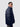 Padded navy puffer jacket, with customisable name or initials