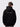 Black drop-shoulder hoodie, for undergrad students