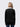 St John's Philosophical Society ladies rugby shirt in black, with white contrast collar
