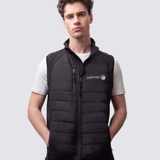Capitox gilet, made entirely from premium sustainable yarns
