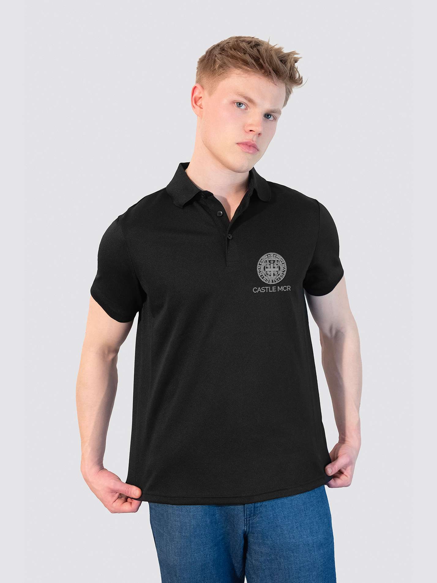 Castle MCR Durham Sustainable Men's Polo Shirt