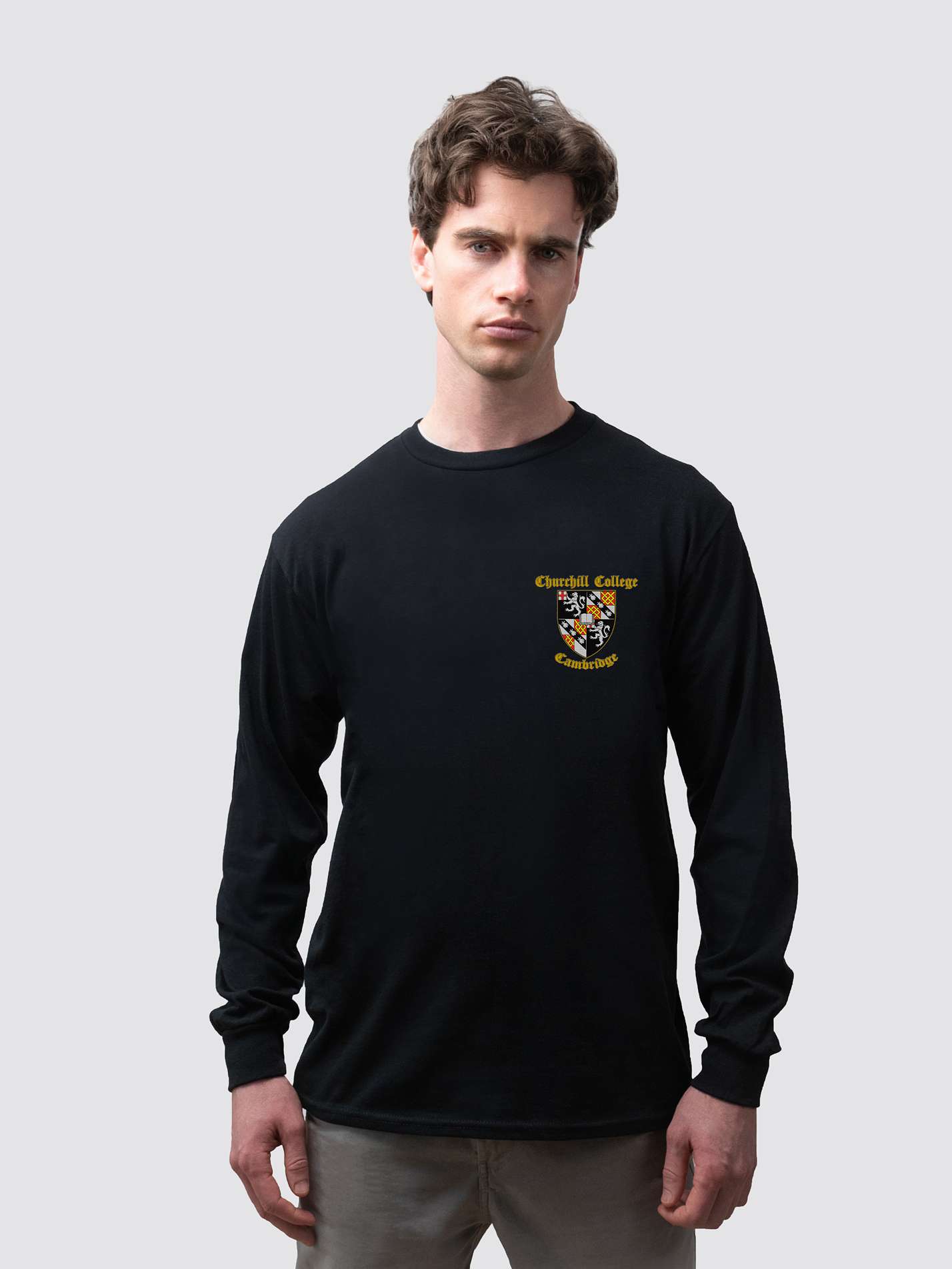 Churchill College Cambridge MCR Unisex Cotton Long Sleeve T-Shirt