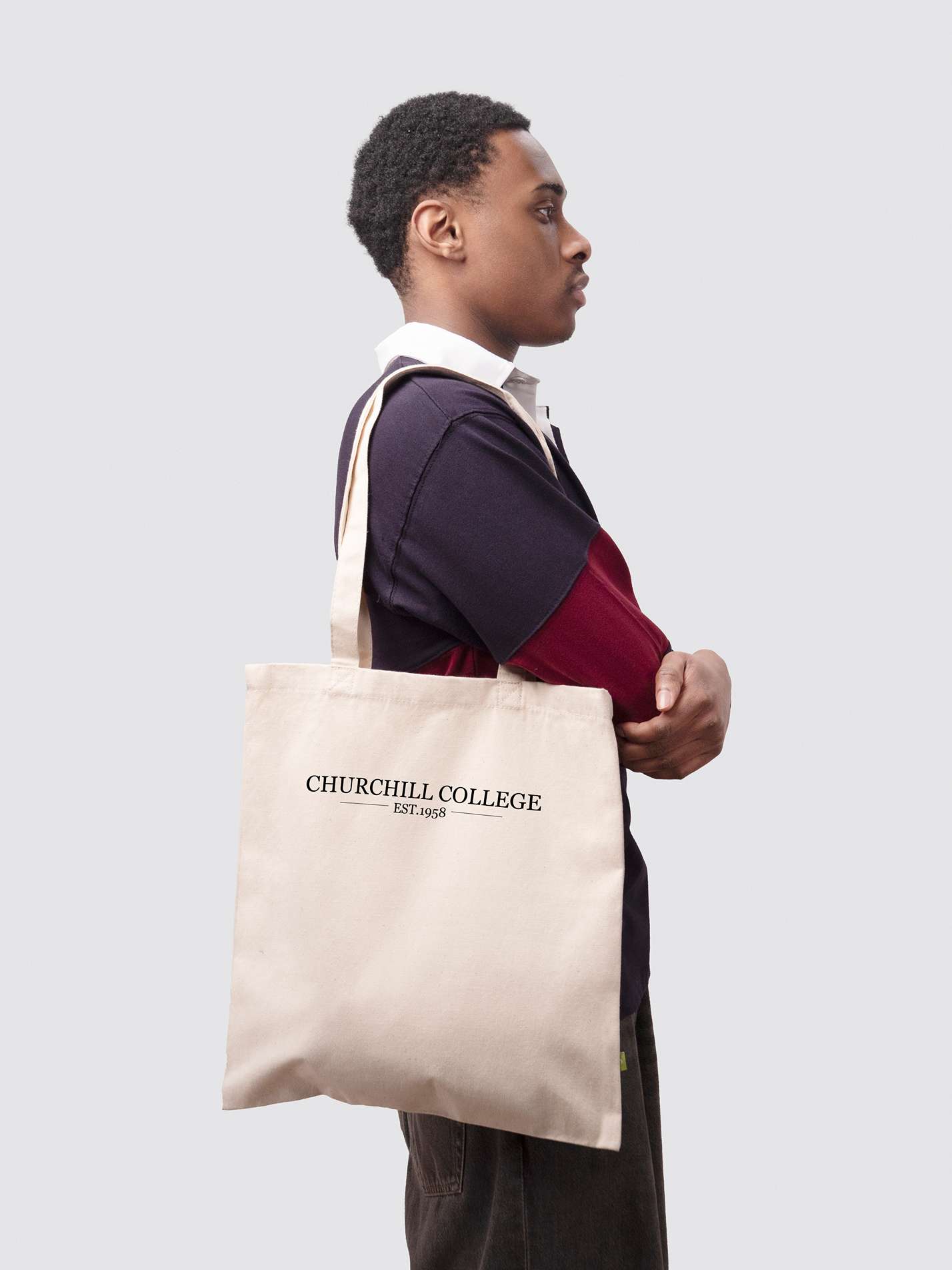 Churchill College Cambridge MCR Organic Cotton Tote Bag