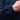 Warm, navy cuffed fleece