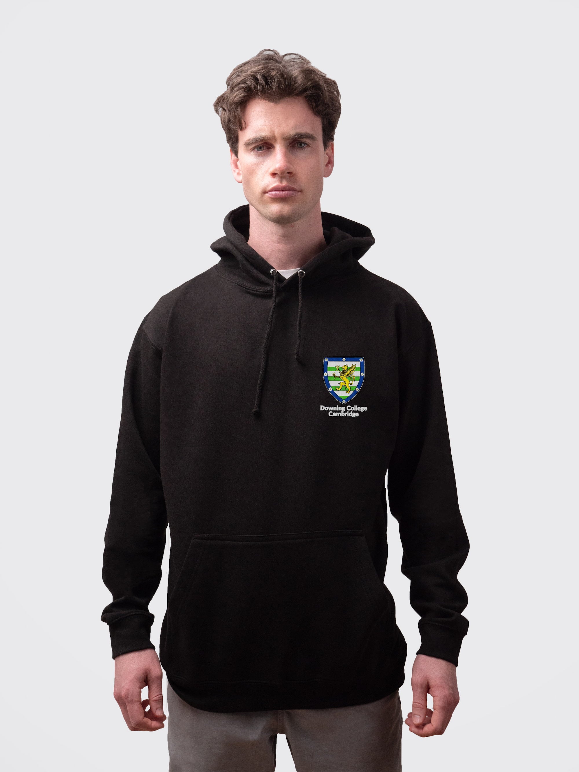 Cambridge uni embroidered hoodie, with name or initials personalisation