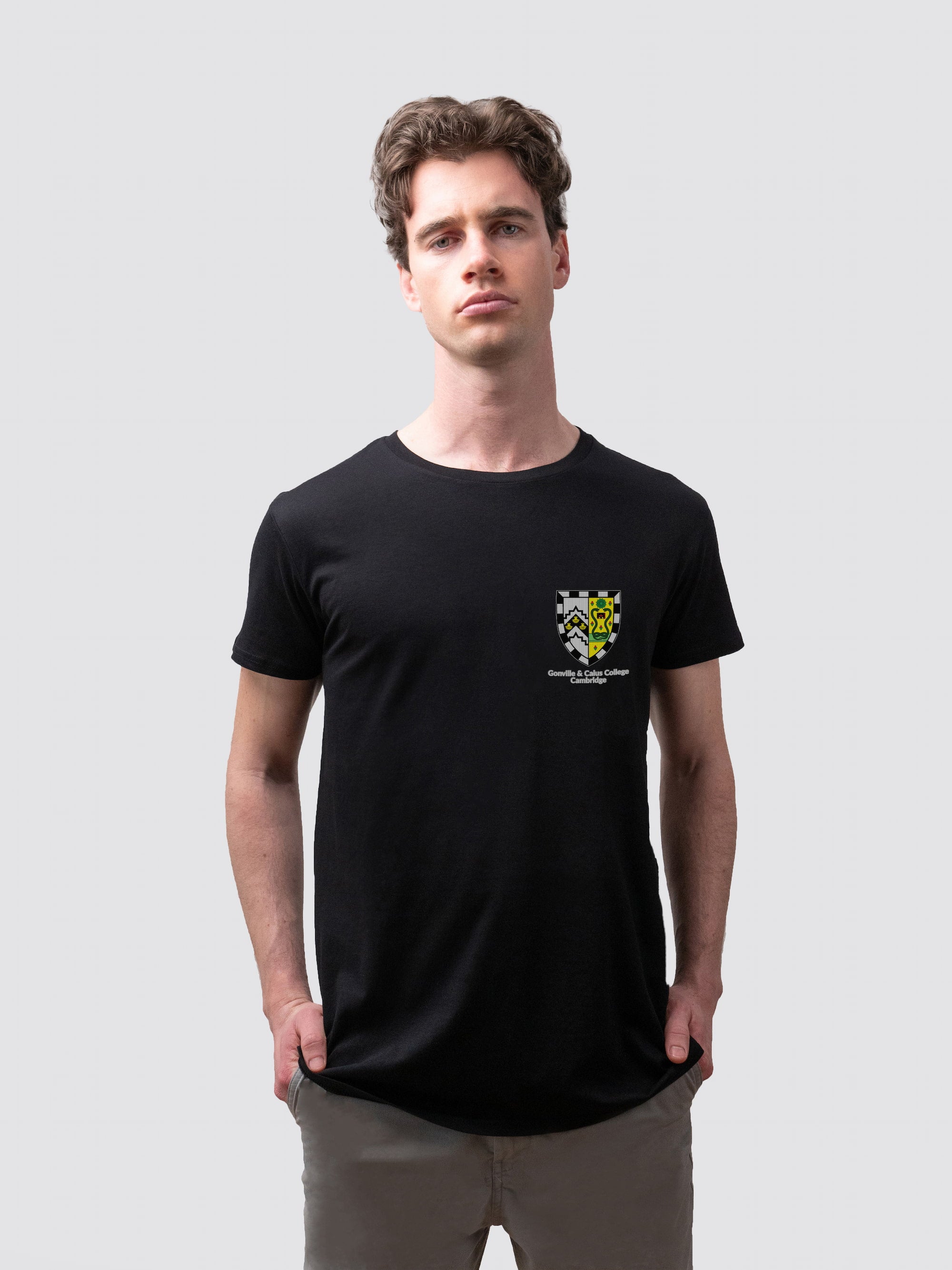 Sustainable Gonville & Caius t-shirt, made from organic cotton