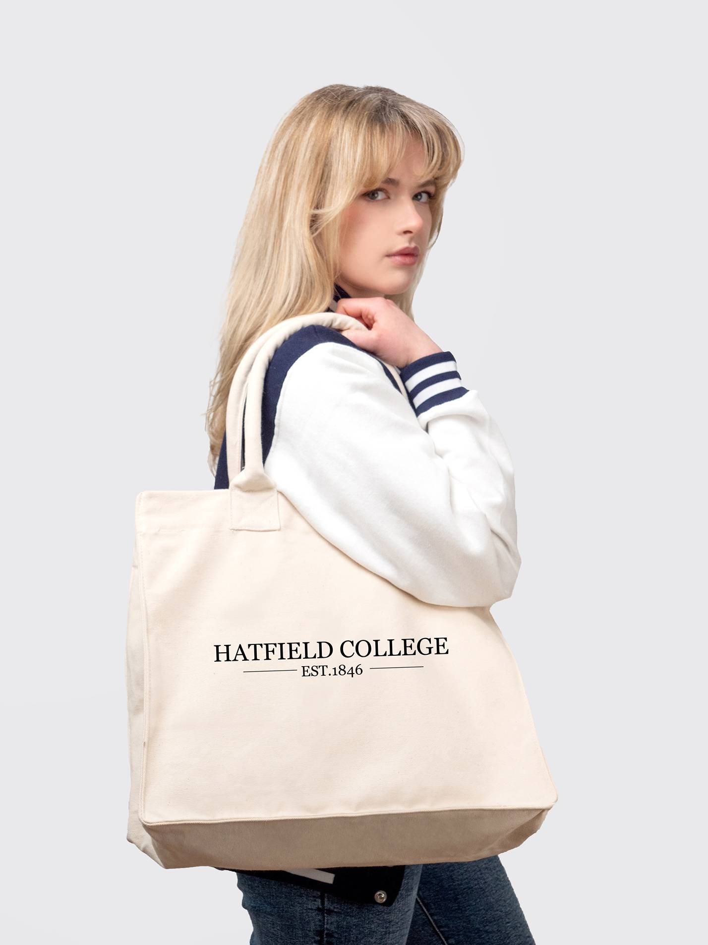 Hatfield College Durham Cotton Canvas Shopper