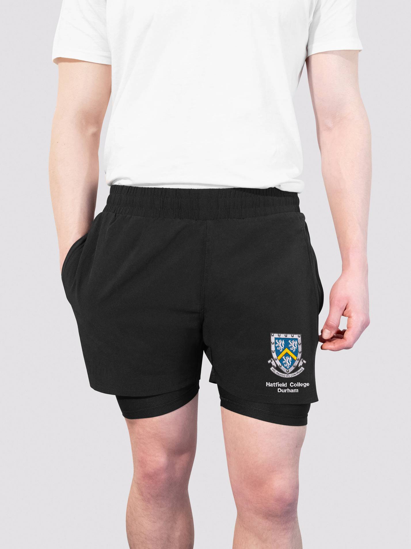 Hatfield College Durham Dual Layer Sports Shorts