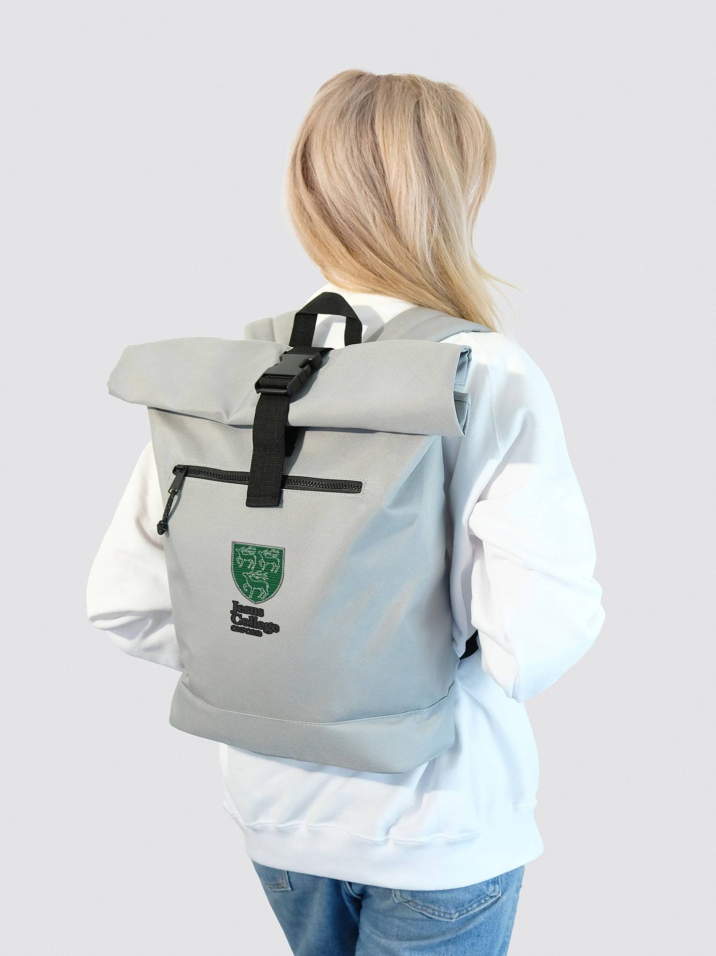 Jesus College Oxford Roll Top Backpack