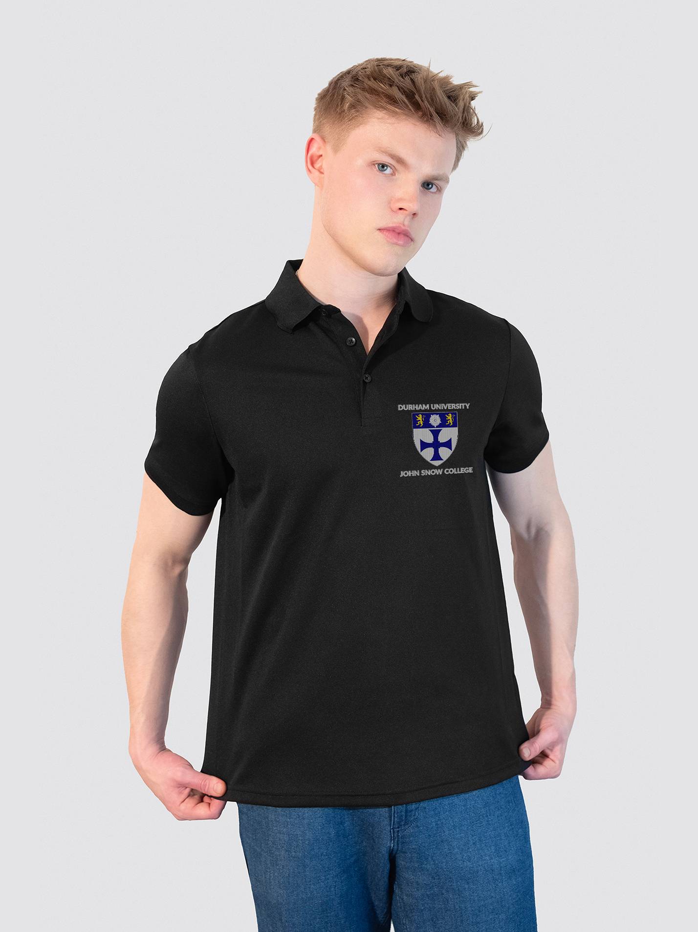 John Snow College Durham Sustainable Men's Polo Shirt