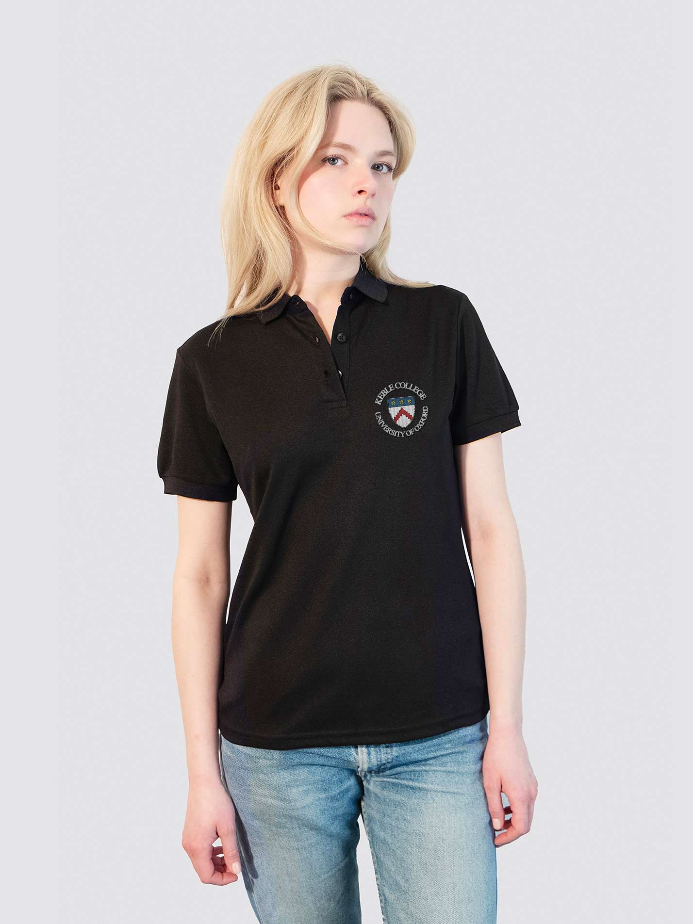Keble College Oxford JCR Sustainable Ladies Polo Shirt