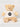 Leeds Volleyball Printed Study Buddy Bear