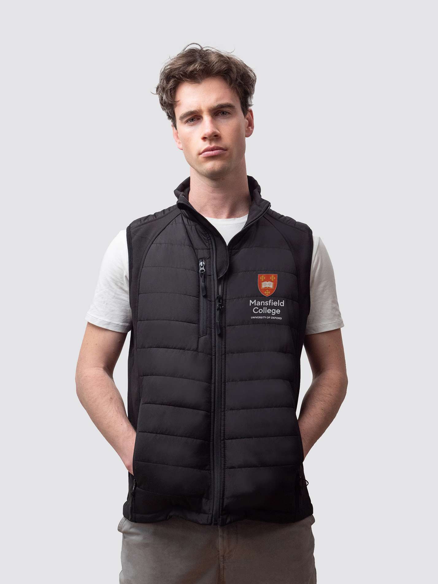 Mansfield College Oxford Sustainable Unisex Gilet Puffer