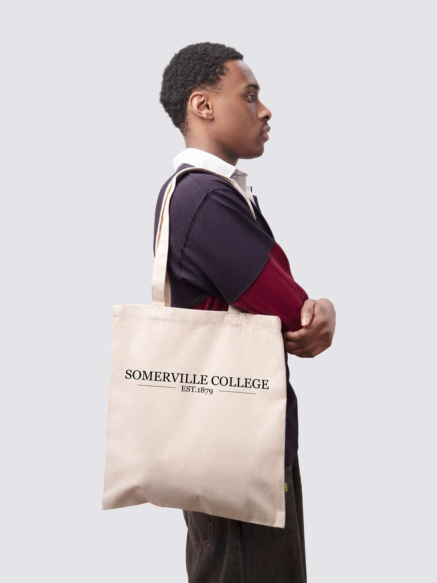 Somerville College Oxford JCR Traditional Crest Organic Cotton Tote Bag