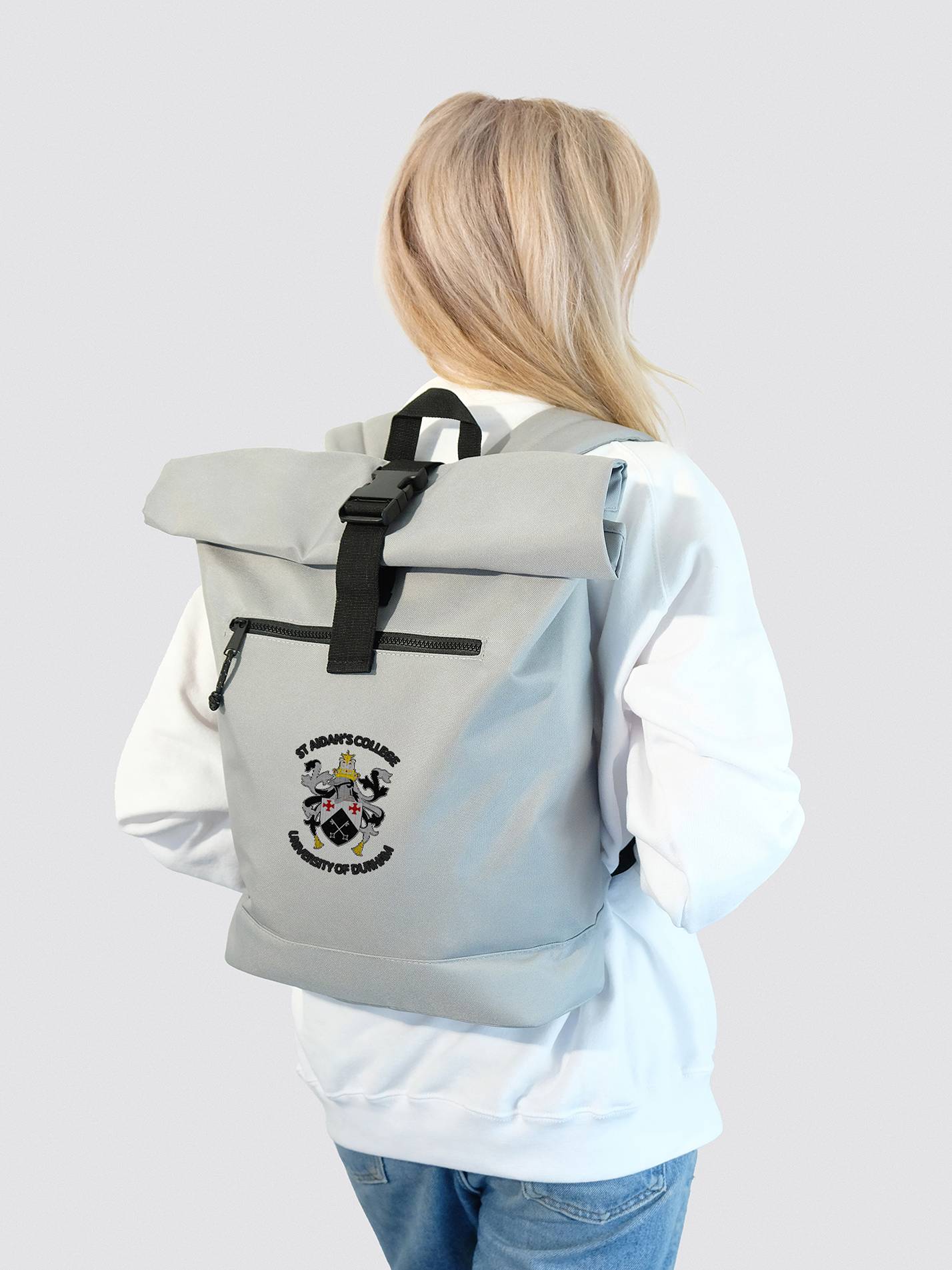 St Aidan's College Durham Roll Top Backpack