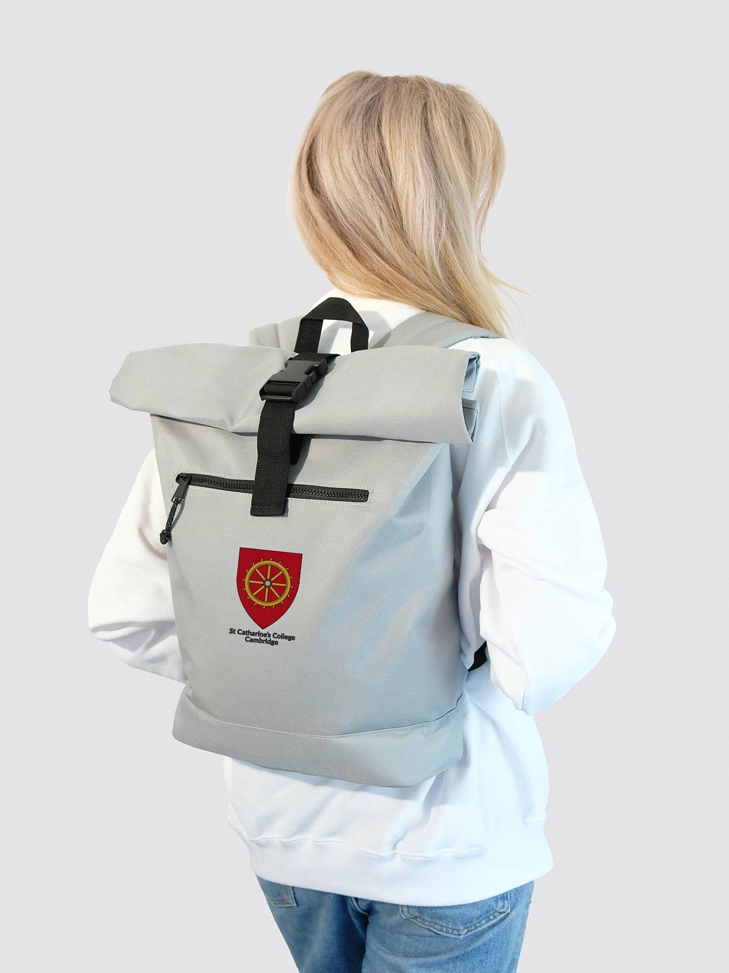 St Catharine's College Cambridge Roll Top Backpack
