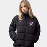 A personalised women’s Puffer Jacket, with Oxford University crest, from Redbird  Apparel