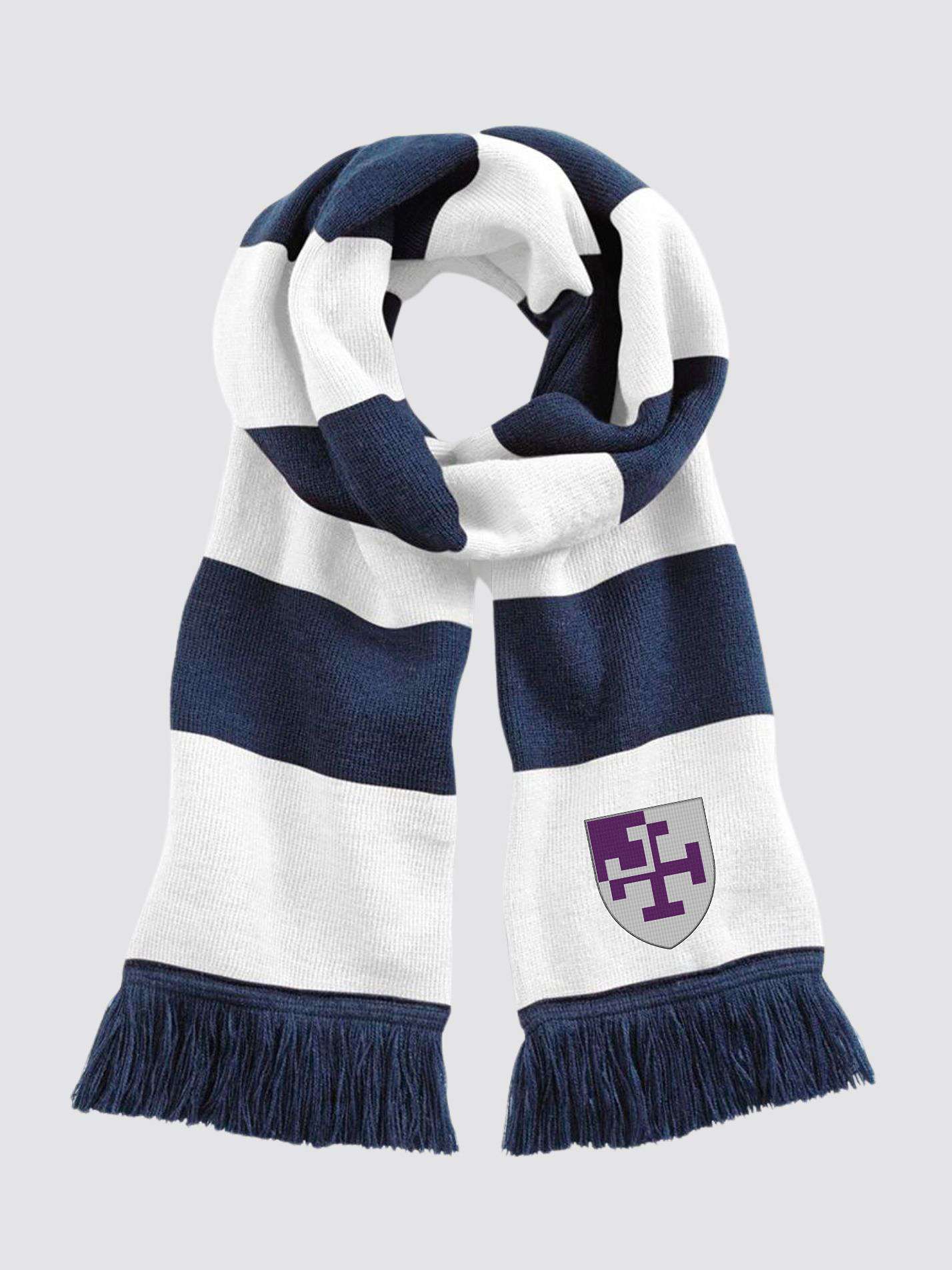 St Cross College Oxford Striped Scarf