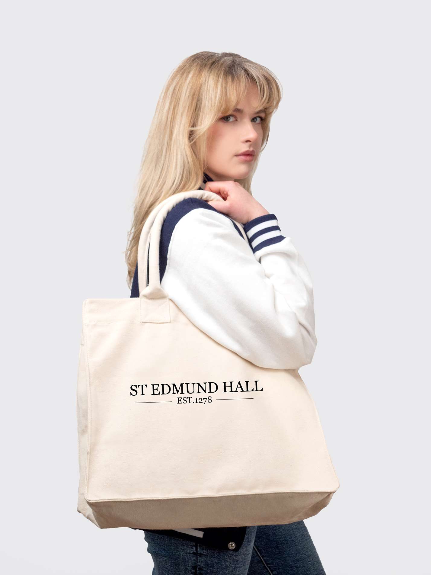 St Edmund Hall Oxford Cotton Canvas Shopper