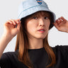 Unisex student bucket hat with embroidered student logo
