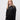  St Hugh's student wearing a black 1/4 zip sweatshirt 