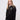 St Peter's student wearing a black 1/4 zip sweatshirt 