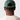 Bottle green cap with size-adjustment buckle