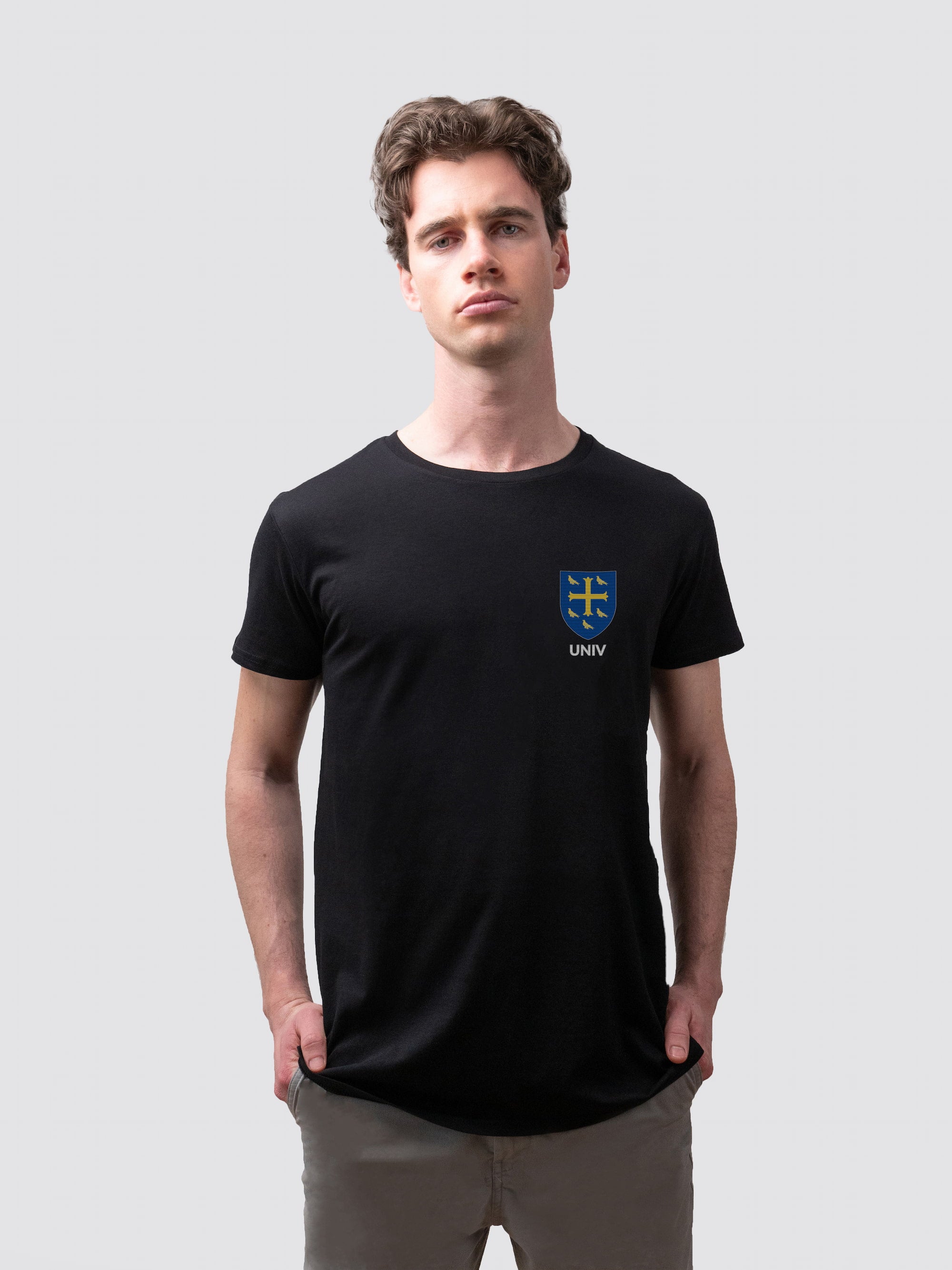 Sustainable University t-shirt, made from organic cotton